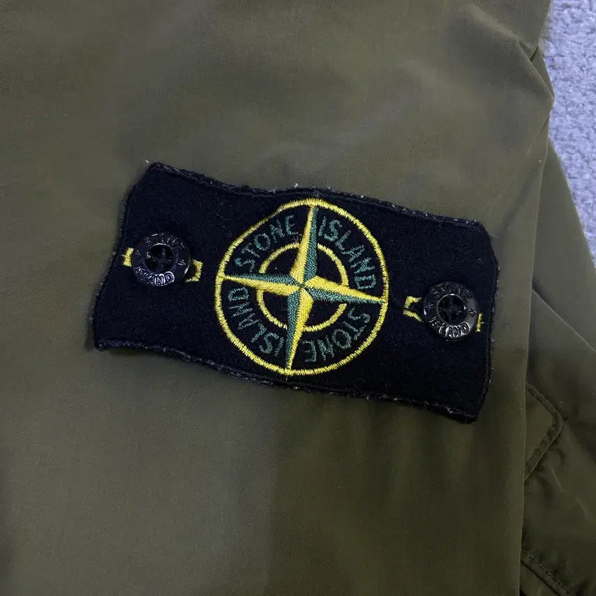 [BUNJANG] Stone Island Olive Bomber Jacket / 스톤아일랜드 올리브 봄버 자켓