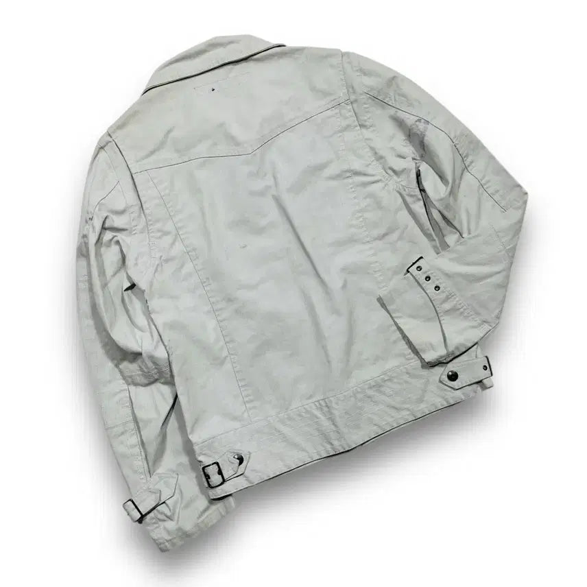 [BUNJANG] SCHLUSSEL White Paint Two-Way Jacket / SCHLUSSEL white paint two-way jacket