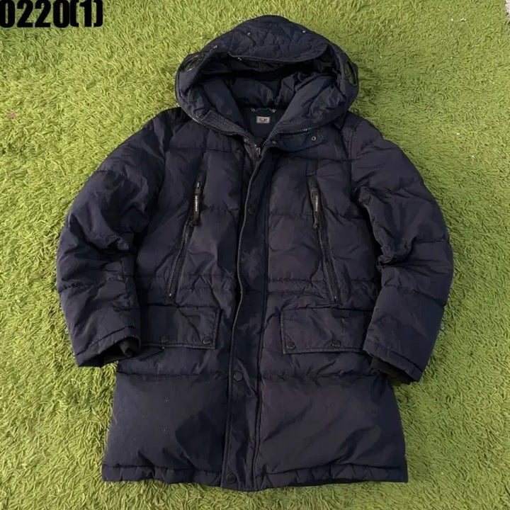 [SOLD OUT] CP 컴퍼니 후드 패딩 네이비