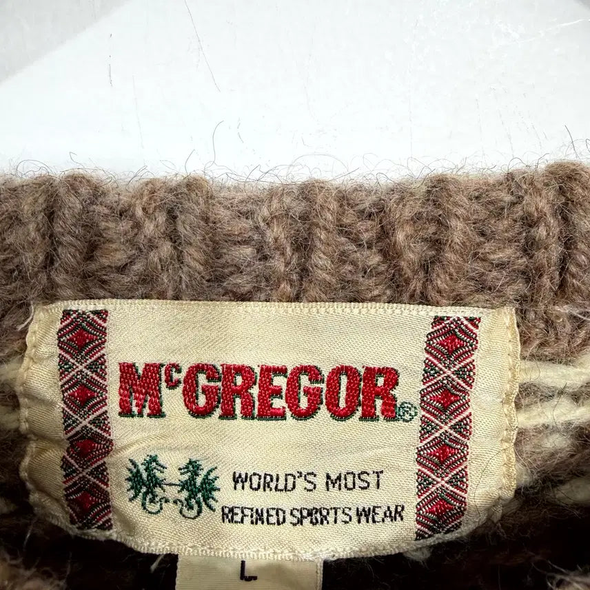 [BUNJANG] 70's McGregor Wool Knit / 70's McGregor 헤비 울 니트