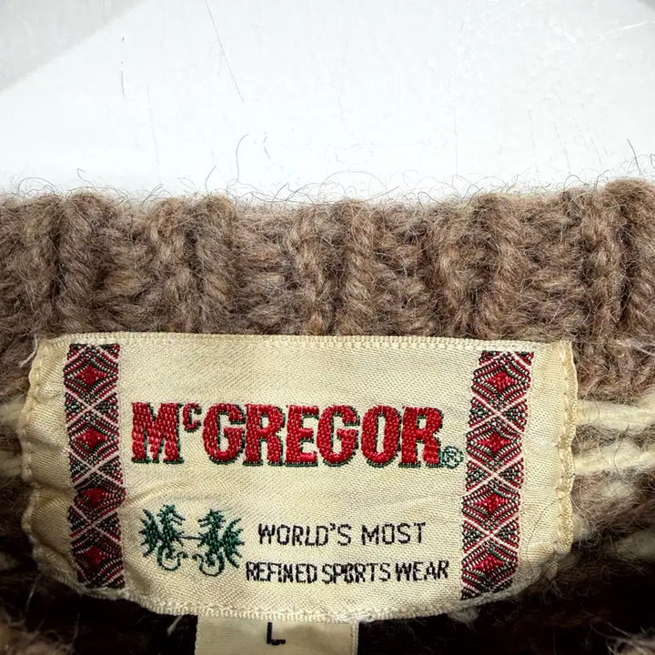 [BUNJANG] 70's McGregor Wool Knit / 70's McGregor 헤비 울 니트