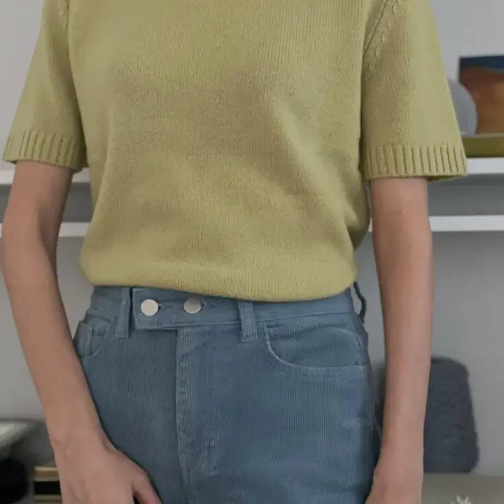 [BUNJANG] Swan-E Cashmere Top / 쎄모먼 스와니에 캐시미어100 탑