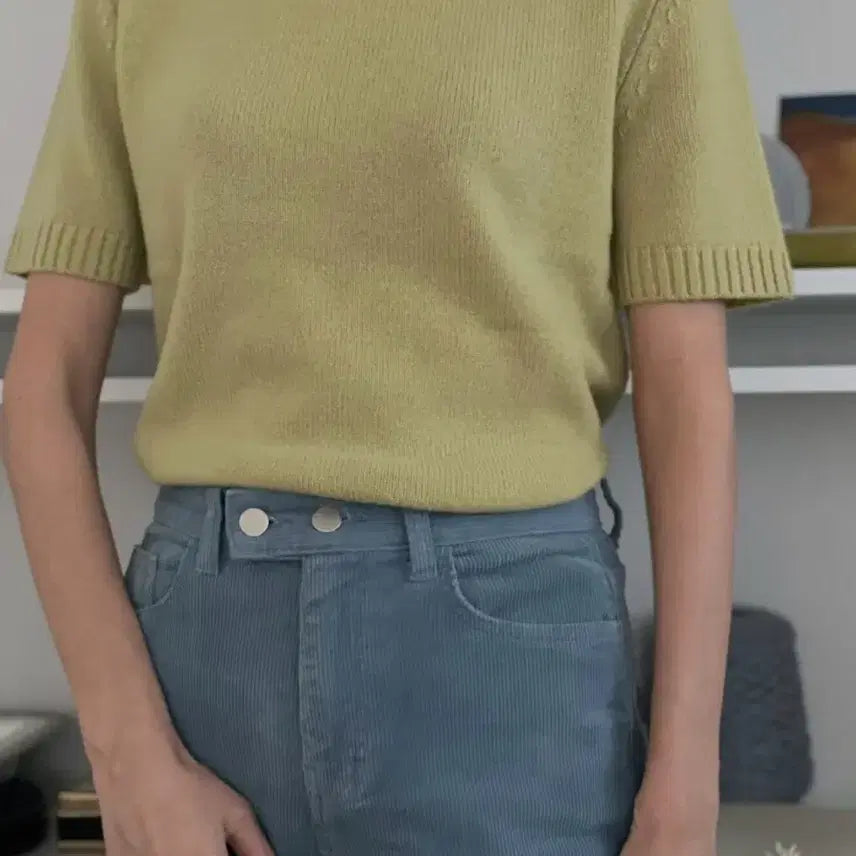 [BUNJANG] Swan-E Cashmere Top / 쎄모먼 스와니에 캐시미어100 탑