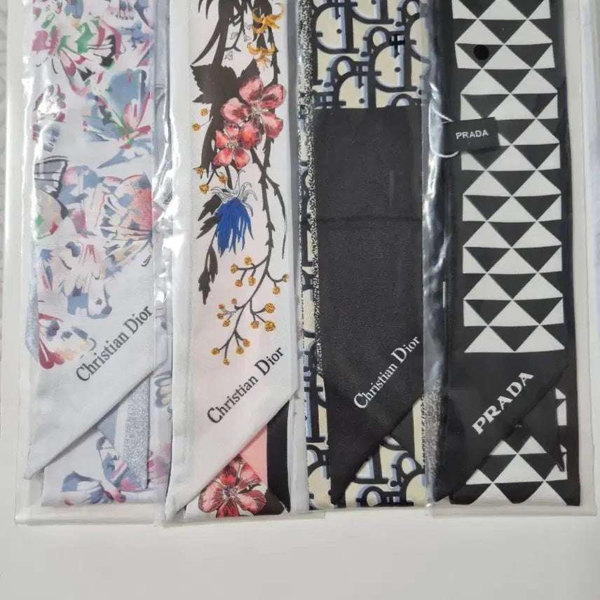 [BUNJANG] Twilly Scarf Orange / 트윌리 스카프 오렌지