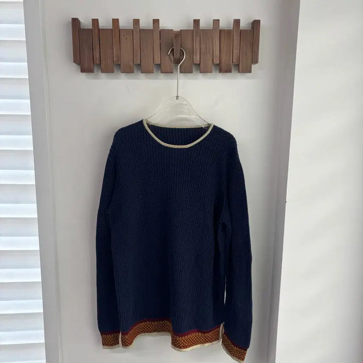 [BUNJANG] FUZZI Navy Knit / FUZZI 네이비 니트
