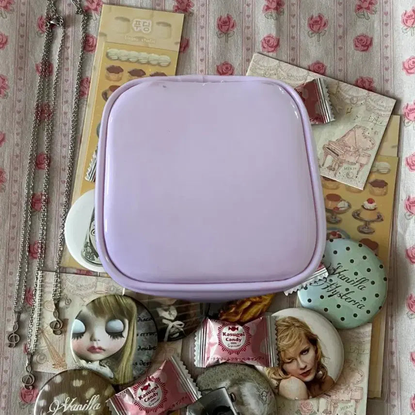 [BUNJANG] Etude House Cat Enamel Pouch / 2010년대 고전 에뛰드 하우스 고양이 에나멜 파우치