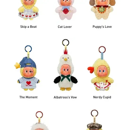 [BUNJANG] Popmart Twinkle Twinkle Fall in Love Keyring / 팝마트 트윙클 트윙클 사랑에 빠지다 인형 키링