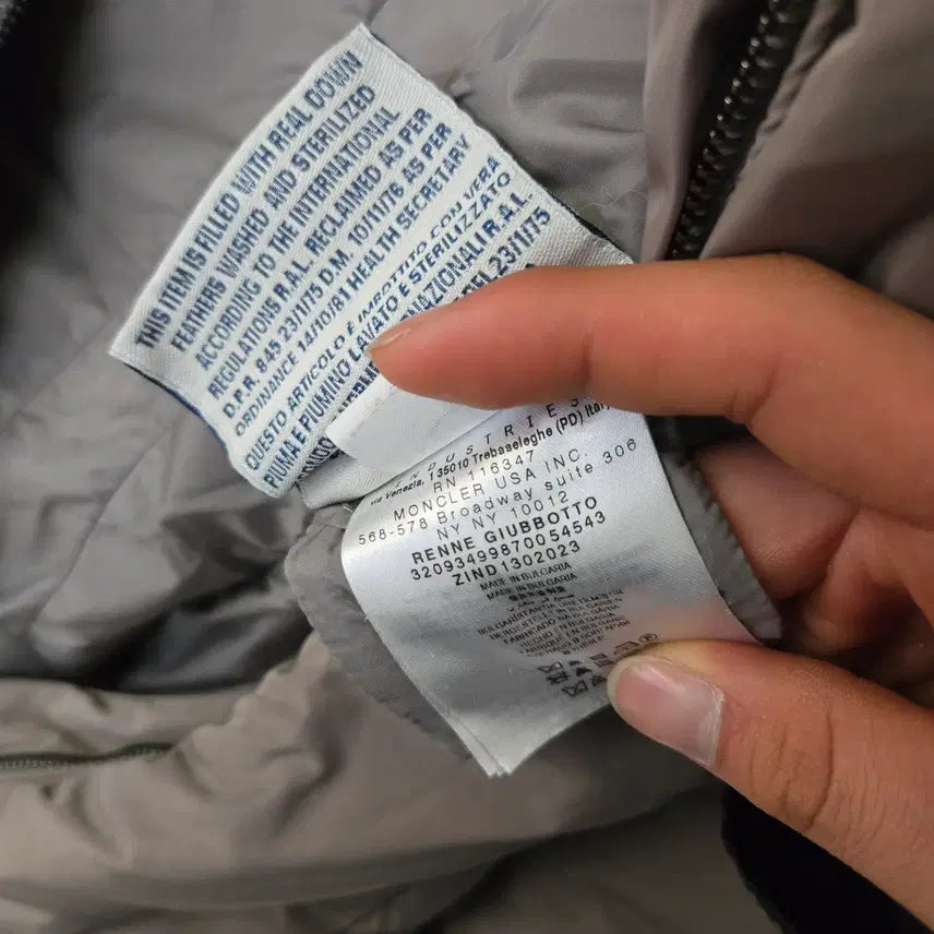 [BUNJANG] Moncler Beige Down Padded Jacket / 몽클레어 베이지 다운 패딩점퍼