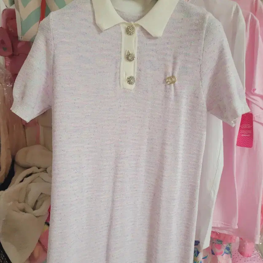 [BUNJANG] Blue Marine Collar Knit Dress / 블루마린 카라 니트 원피스