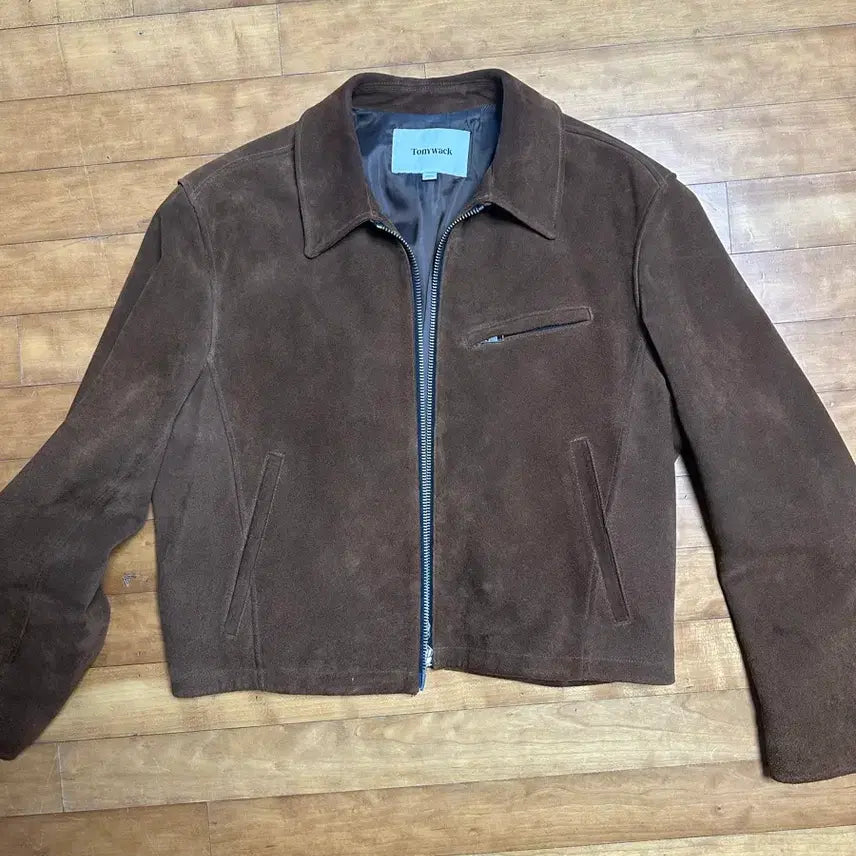 [SOLD OUT] 토니웩 디트로이트 스웨이드 블루종 자켓 브라운 xl