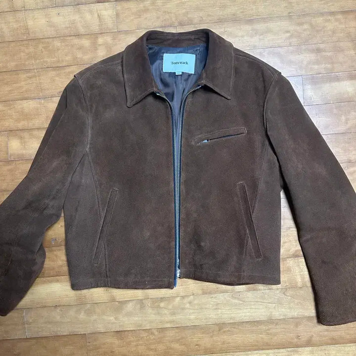 [SOLD OUT] 토니웩 디트로이트 스웨이드 블루종 자켓 브라운 xl