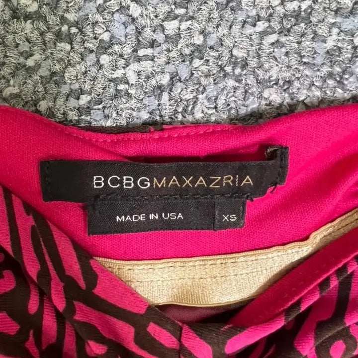[BUNJANG] BCBG Max Azria Pink XS Dress / BCBG 막사즈리아 원피스 핑크 XS 44