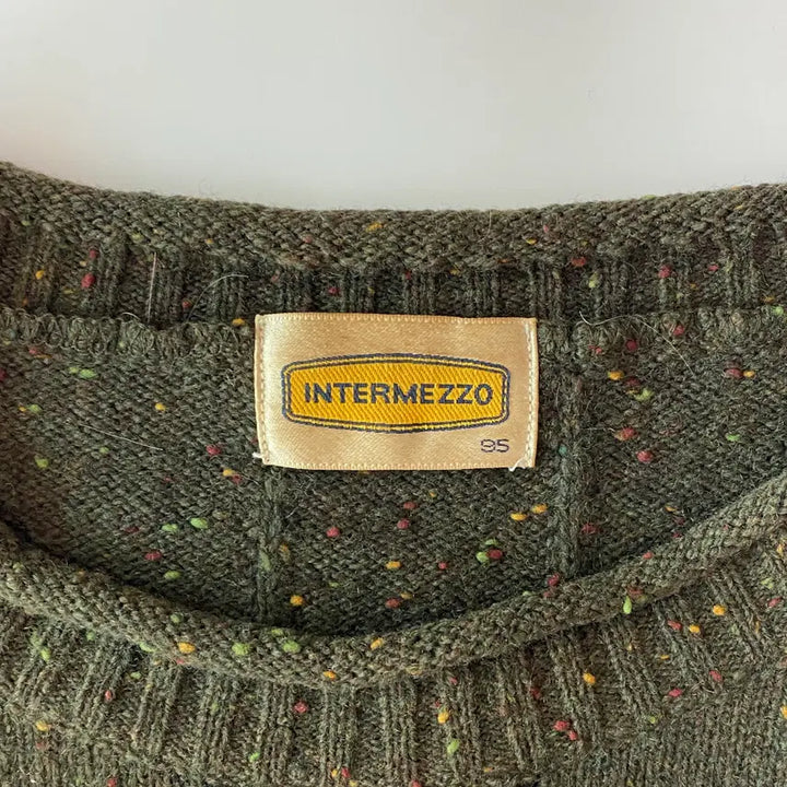 [BUNJANG] [INTERMEZZO] Vintage Texture Button Point Knit / [INTERMEZZO] 빈티지 텍스처 버튼 포인트 니트