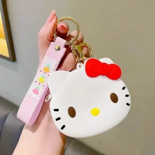 [BUNJANG] Hello Kitty Silicone Coin Pouch Keychain / 새제품)헬로키티 실리콘 동전지갑 키링