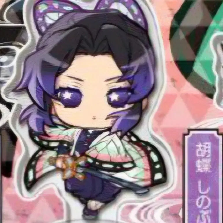 [BUNJANG] Demon Slayer Shinobu Acrylic Stand Keyring / 미개봉)귀멸의칼날 시노부 아크릴스탠드 키링