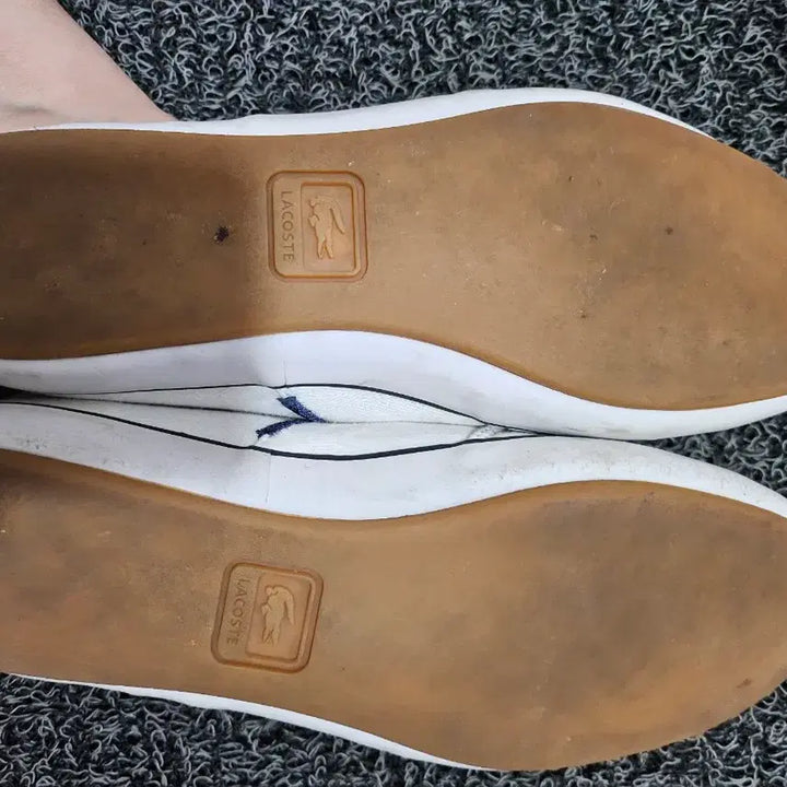 [BUNJANG] Lacoste Sport White Slip-on Shoes / 라코스테 스포츠 흰색 슬립온 슈즈