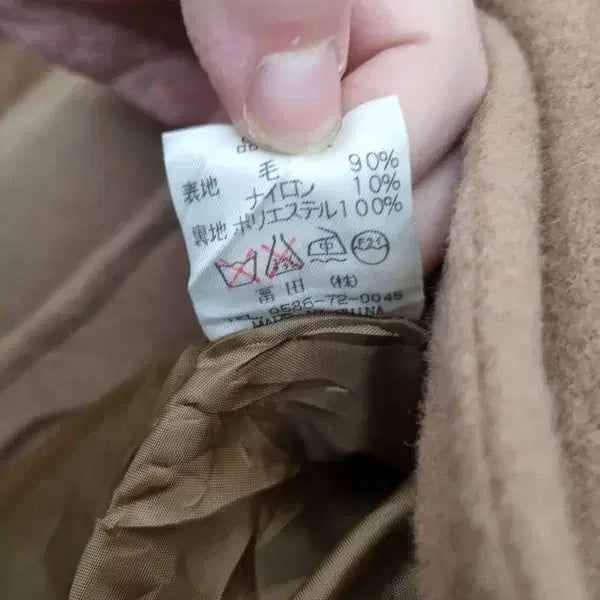 [BUNJANG] ENLAIR Double Button Camel Long Coat / ENLAIR  더블버튼 카멜 롱코트 [F] 여성 카멜 롱코트 / 더플코트