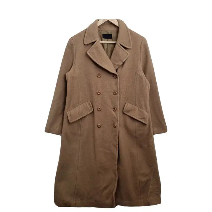 [BUNJANG] ENLAIR Double Button Camel Long Coat / ENLAIR  더블버튼 카멜 롱코트 [F] 여성 카멜 롱코트 / 더플코트