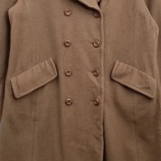 [BUNJANG] ENLAIR Double Button Camel Long Coat / ENLAIR  더블버튼 카멜 롱코트 [F] 여성 카멜 롱코트 / 더플코트