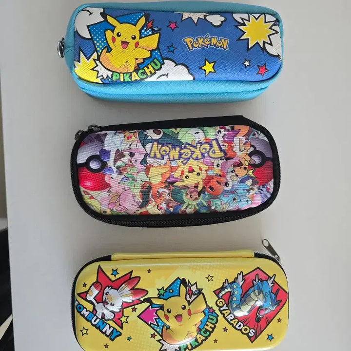 [BUNJANG] Pokemon Bundle Set Pencil Case / 포켓몬필통 3개 일괄