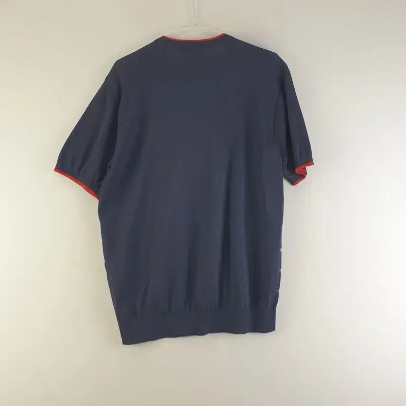 [BUNJANG] Indian Men's Navy Half-Zip Knit / 인디안 남성100 네이비 반집업 니트 M0255