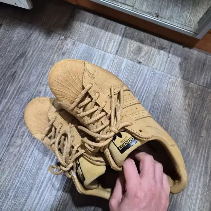 [SOLD OUT] 아디다스 슈퍼스타 골든베이지 285