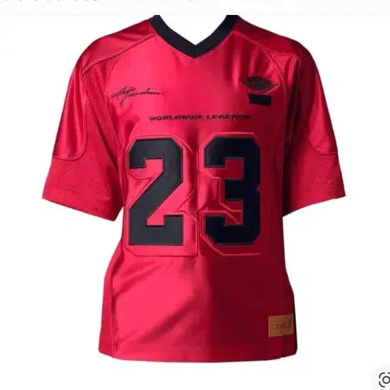 [BUNJANG] Jordan x Levi's Red Jersey Tee / (L105)조던 x 리바이스 레드 저지 23 반팔티