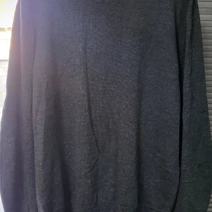 [BUNJANG] Burberry Gray Round Neck Knit / 버버리 그레이 라운드넥 니트