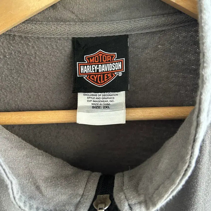 [BUNJANG] Harley-Davidson Sweatshirt Jacket / 할리데이비슨 스웻집업자켓3XL