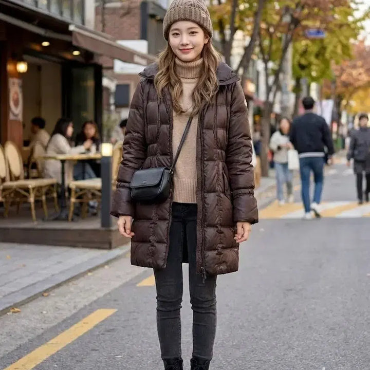 [BUNJANG] SPORTMAX CODE Shirred Goose Down Padded Jacket / SPORTMAX CODE 스포트막스 코드 셔링 구스다운 패딩