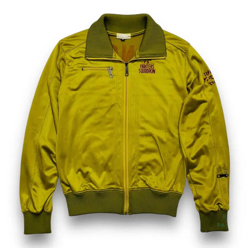 [BUNJANG] Diesel Olive Stinger Multi Zipper Track Top Jersey / 디젤 올리브 스팅어 멀티 지퍼 트랙탑 져지