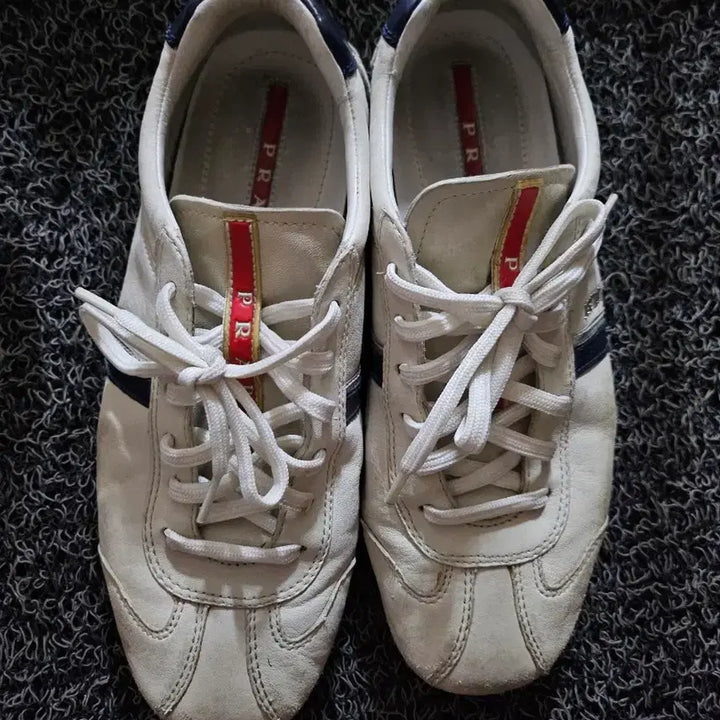 [BUNJANG] Prada White Sneakers / 프라다 화이트 스니커즈 운동화