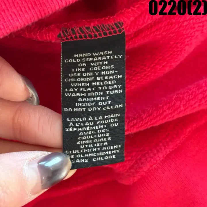 [BUNJANG] Red Printed Sweatshirt S / 마크제이콥스 레드 프린팅 맨투맨 티셔츠 S