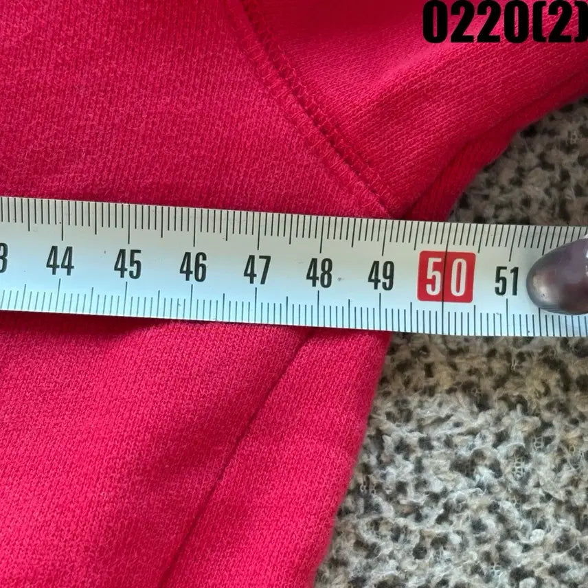 [BUNJANG] Red Printed Sweatshirt S / 마크제이콥스 레드 프린팅 맨투맨 티셔츠 S