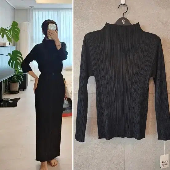 [BUNJANG] Pleats Please Issey Miyake Basic Mock Neck Top / 플리츠플리즈 베이직 반목탑3 이세이미야케