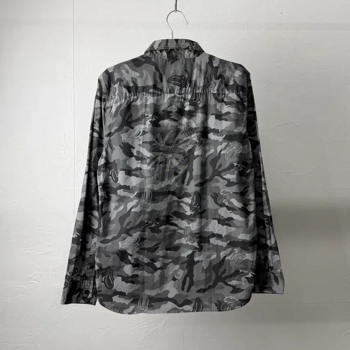 [BUNJANG] Rolling Stones Camouflage Shirt / 롤링 스톤스 카모플라주 셔츠