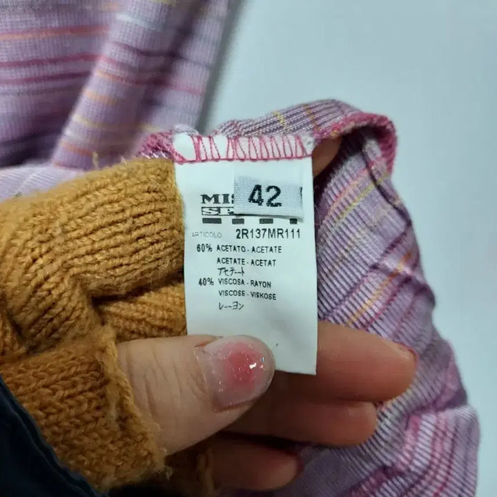 [BUNJANG] Misoni Sports T-shirt 42 / 미쏘니 스포츠 반팔 티셔츠 42