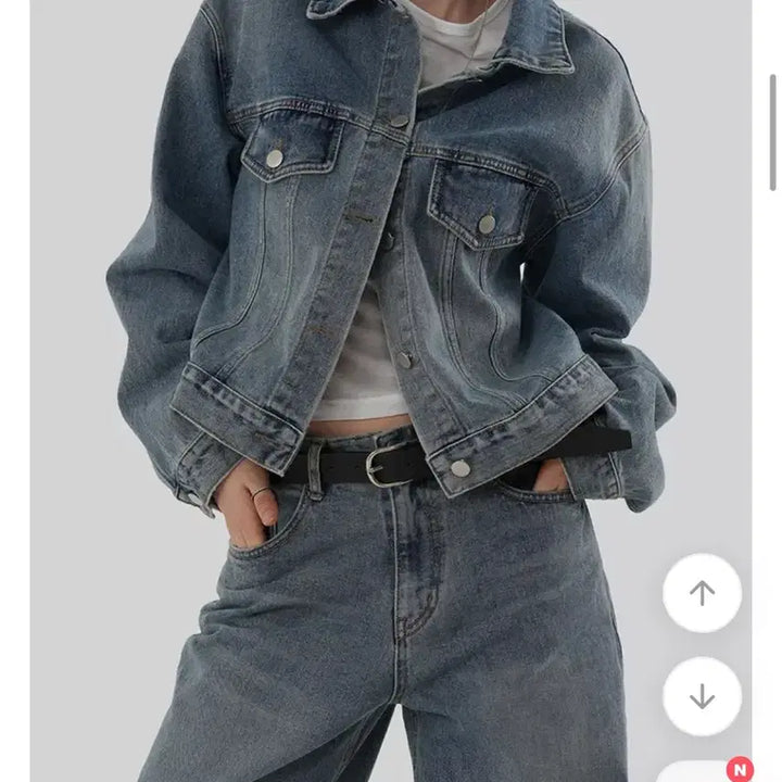 [BUNJANG] Autumn Denim Jacket / 어텀 데님 청자켓