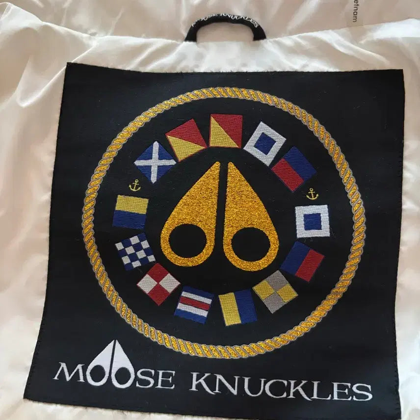 [BUNJANG] Moose Knuckles White Puffer Jacket / 무스너클 화이트 푸퍼 패딩