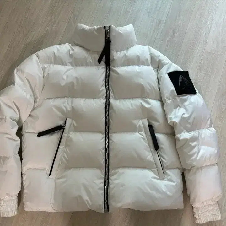 [BUNJANG] Moose Knuckles White Puffer Jacket / 무스너클 화이트 푸퍼 패딩