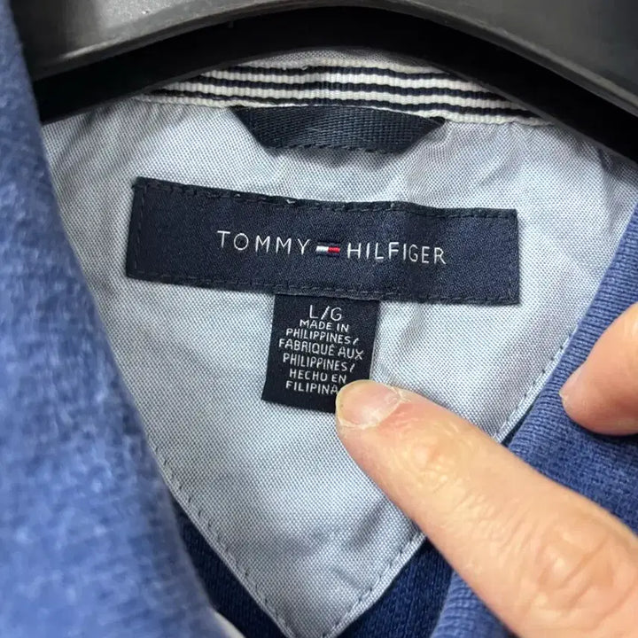 [BUNJANG] Vintage Tommy Hilfiger Striped T-shirt / <만원빈티지> 최저가 보장!! 타미힐피거 단가라 반팔티 (카라사용감) <