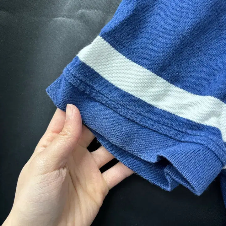 [BUNJANG] Vintage Tommy Hilfiger Striped T-shirt / <만원빈티지> 최저가 보장!! 타미힐피거 단가라 반팔티 (카라사용감) <