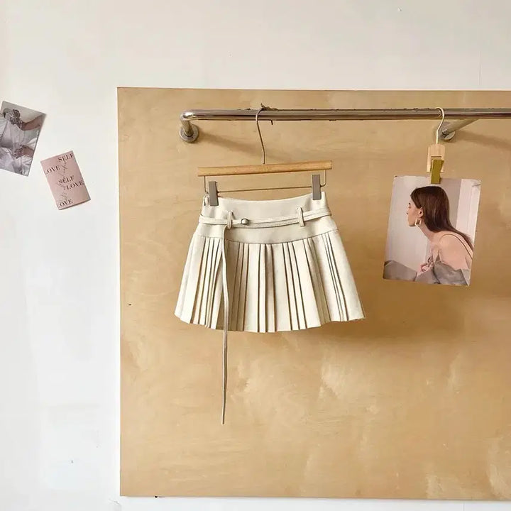 [BUNJANG] Pleated Mini Skirt / (S-L) (5color) 플리츠 미니 스커트