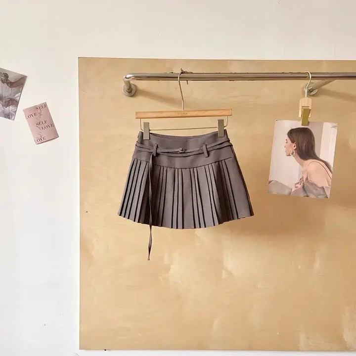 [BUNJANG] Pleated Mini Skirt / (S-L) (5color) 플리츠 미니 스커트