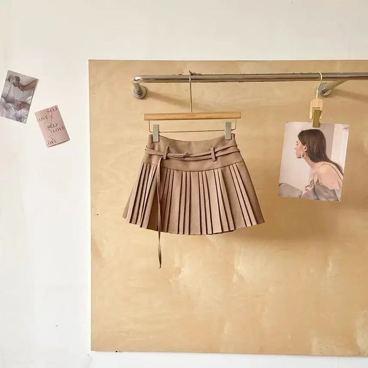 [BUNJANG] Pleated Mini Skirt / (S-L) (5color) 플리츠 미니 스커트