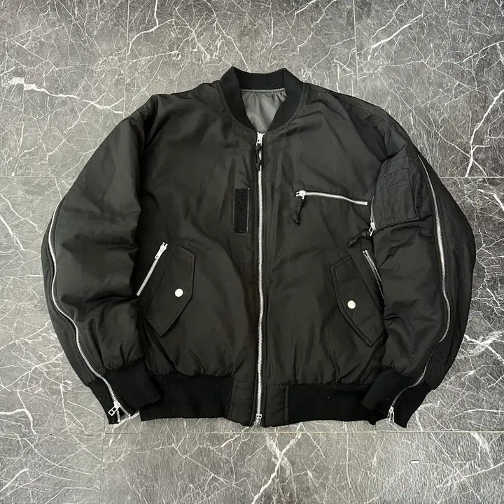 [BUNJANG] Grails 22FW Multi Zipper Reversible Bomber Jacket / 그레일즈 22FW 멀티 지퍼 리버시블 봄버 자켓