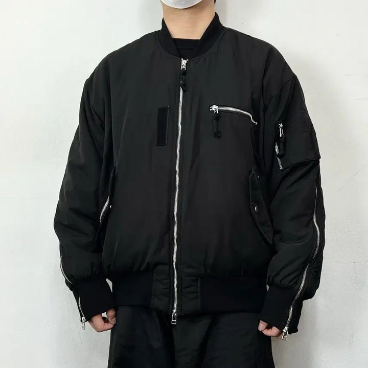 [BUNJANG] Grails 22FW Multi Zipper Reversible Bomber Jacket / 그레일즈 22FW 멀티 지퍼 리버시블 봄버 자켓