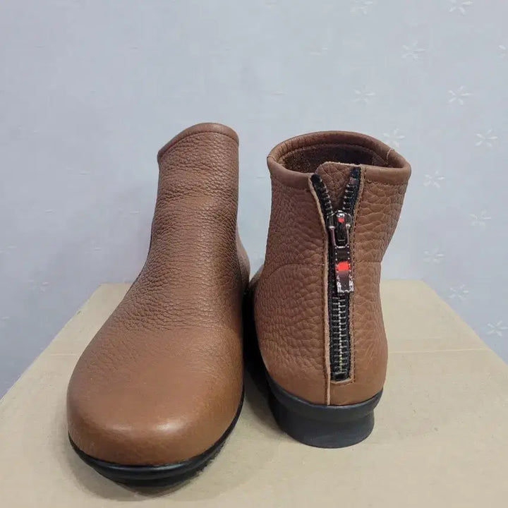 [BUNJANG] Geiger Brown Leather Ankle Boots / 240)가이거 브라운 가죽 앵클 부츠
