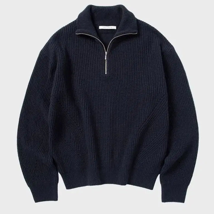 [BUNJANG] None Blank Half Zip-Up Knit XL / 넌블랭크 하프집업니트 xl
