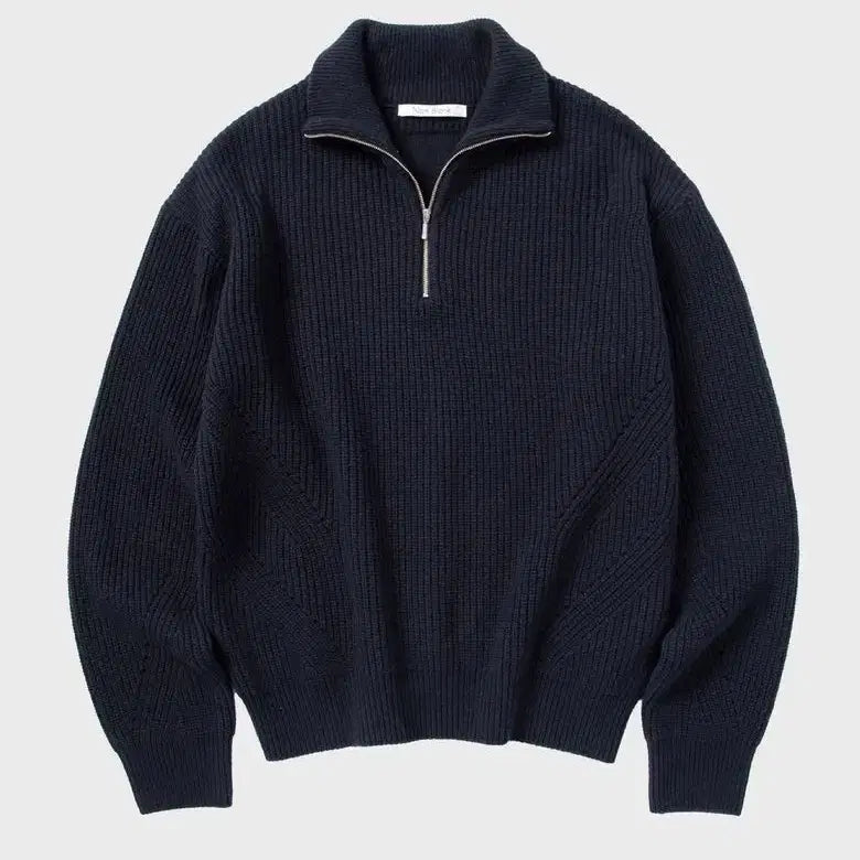 [BUNJANG] None Blank Half Zip-Up Knit XL / 넌블랭크 하프집업니트 xl
